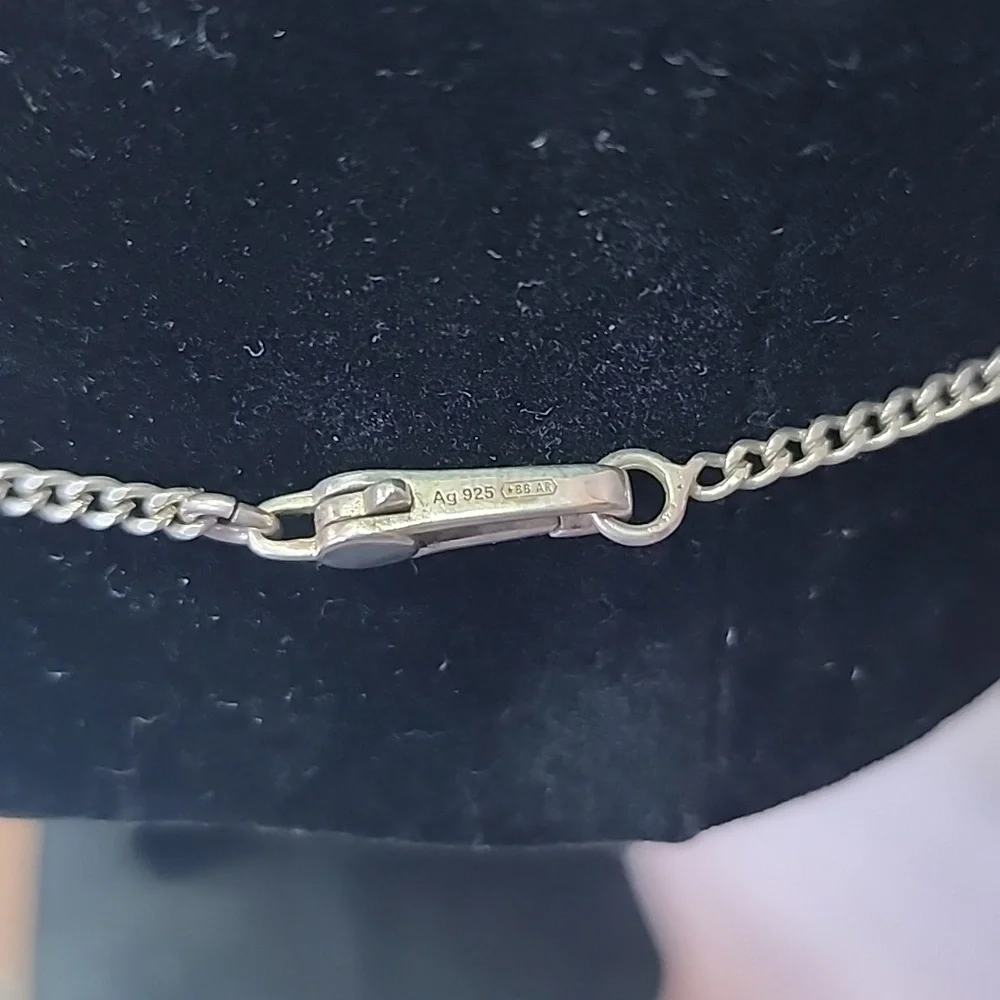 Gucci Ghost Sterling Silver Chain Double Sided Pendant Necklace - Picture 6 of 6